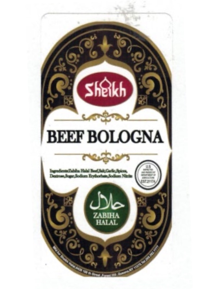 Sheikh Halal Meat and Poultry Sausage Recalled 