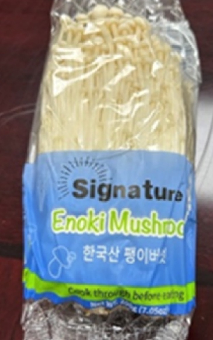 Signature Enoki Mushrooms Recalled For Possible Listeria 