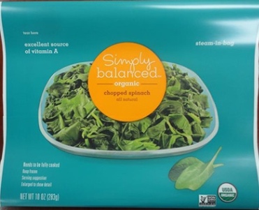 Simply Balanced Target Spinach Listeria Recall