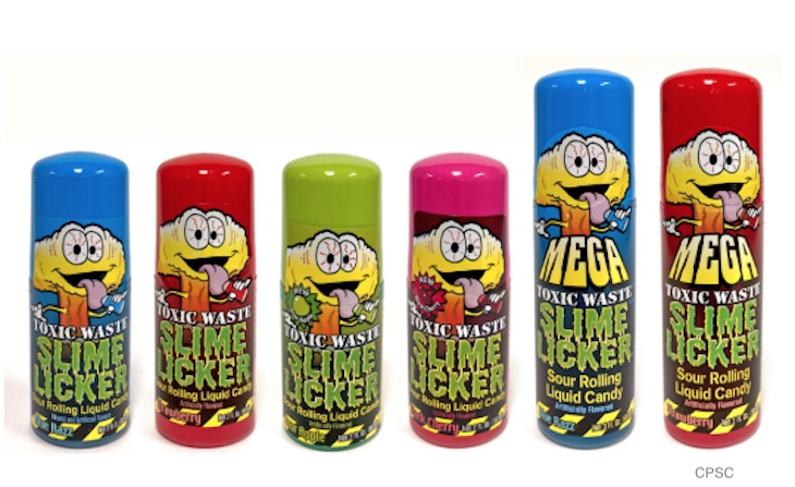 Slime Licker Sour Rolling Liquid Candies Recalled For Choking