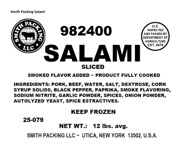 Smith Packing Sausage Products Recalled For Sodium Nitrite