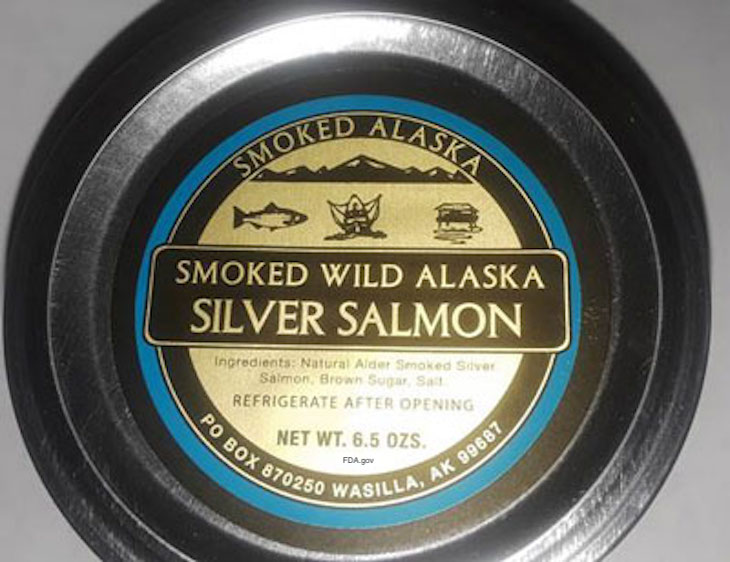 Smoked Alaska Smoked Silver Salmon Botulism Recall