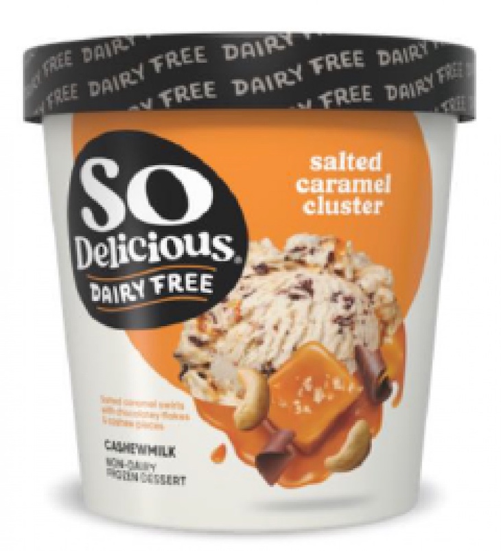 So Delicious Dairy Free Salted Caramel Cluster Pints Recalled