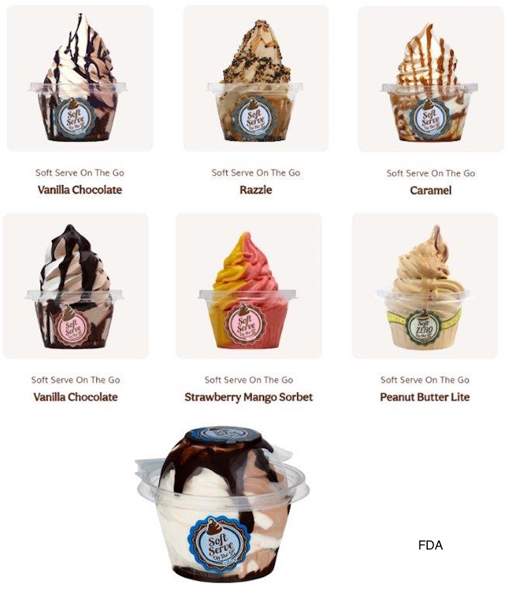 Soft Serve on the Go Ice Cream Cups Flavors