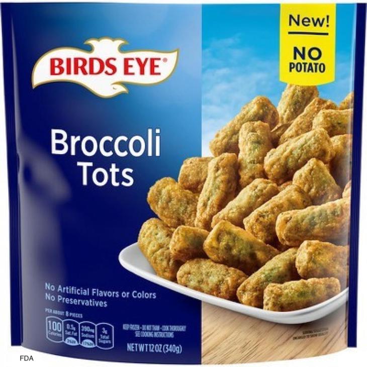 Some Birds Eye Broccoli Tots Recalled For Foreign Material Contamination