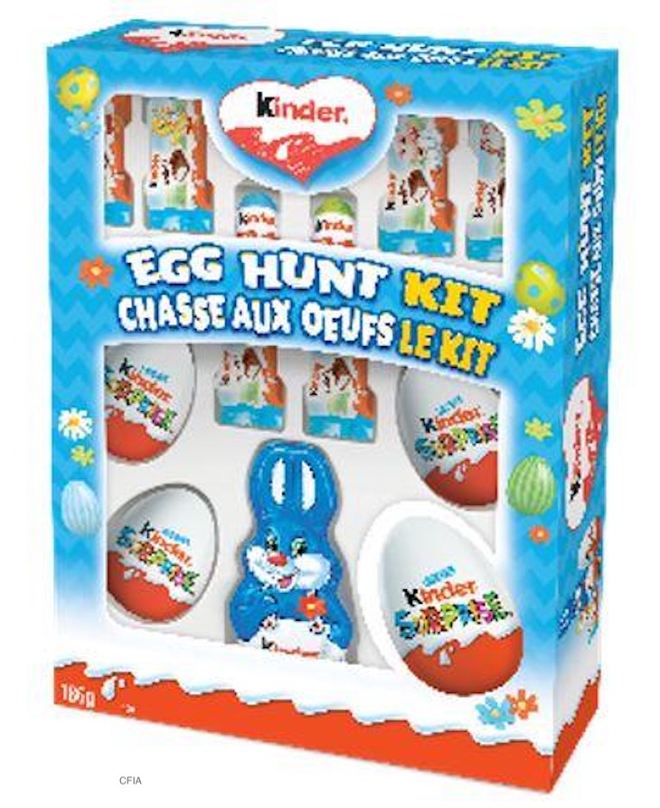 Some Kinder Chocolates Recalled in Canada For Possible Salmonella
