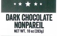 Southeastern Grocers Dark Chocolate Nonpareils Recalled