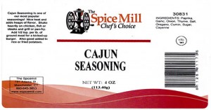 Spice MIll Cajun Seasoning Peanut Recall