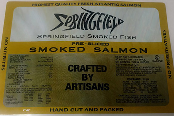Springfield Smoked Salmon Recall