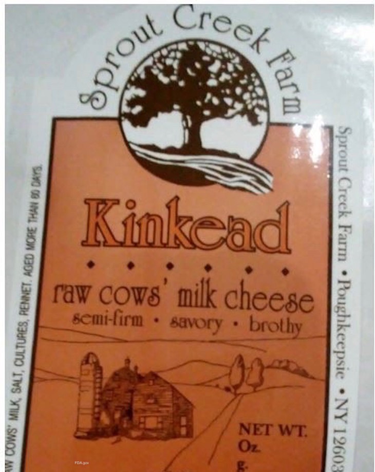 Sprout Creek Farm Kinkead Cheese Listeria Recall