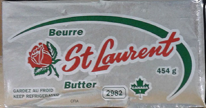 St Laurent Butter Listeria Recall