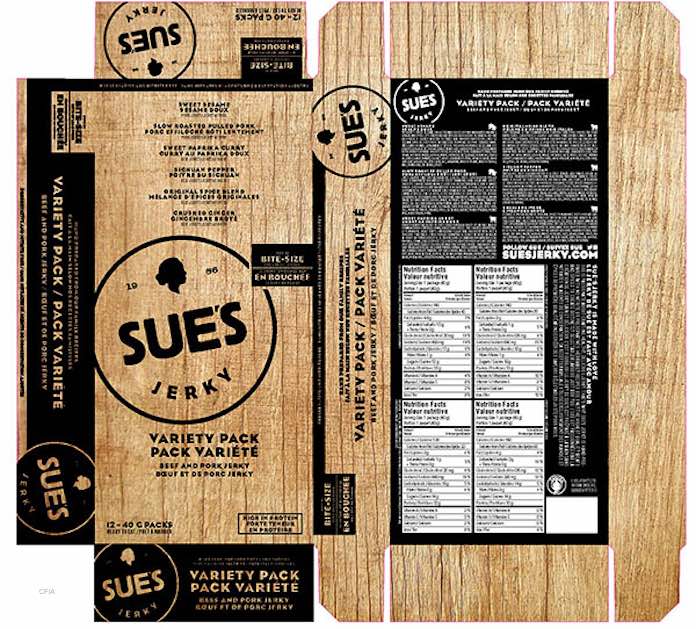 Sue's Jerky Recall