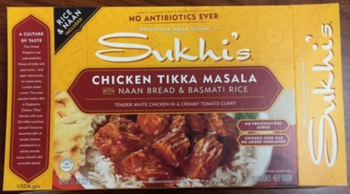 Sukhis Chicken Tikka Masala Listeria Recall