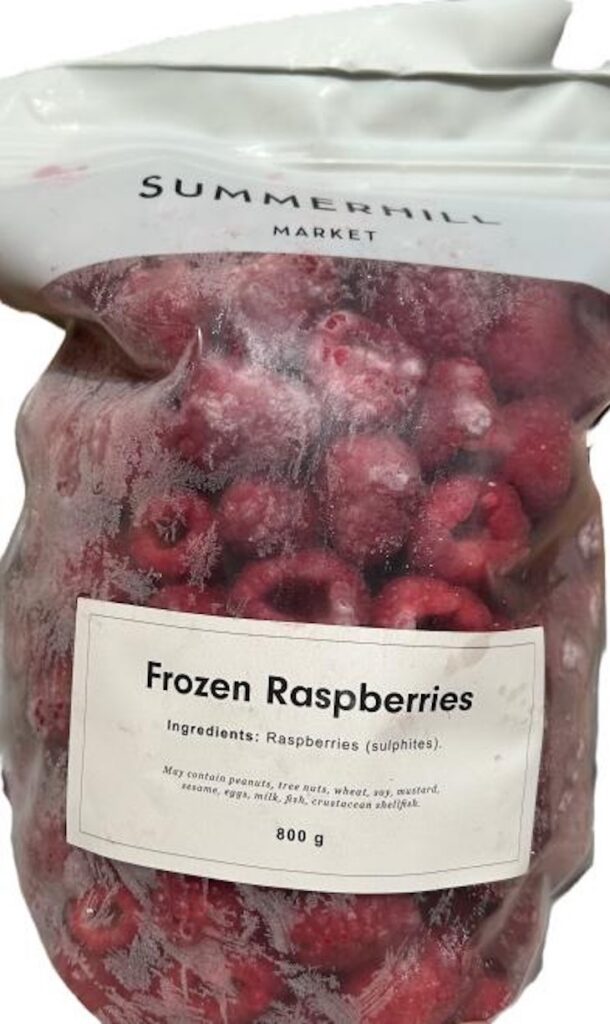 Summerhill Market Raspberries and Products Recalled For Norovirus