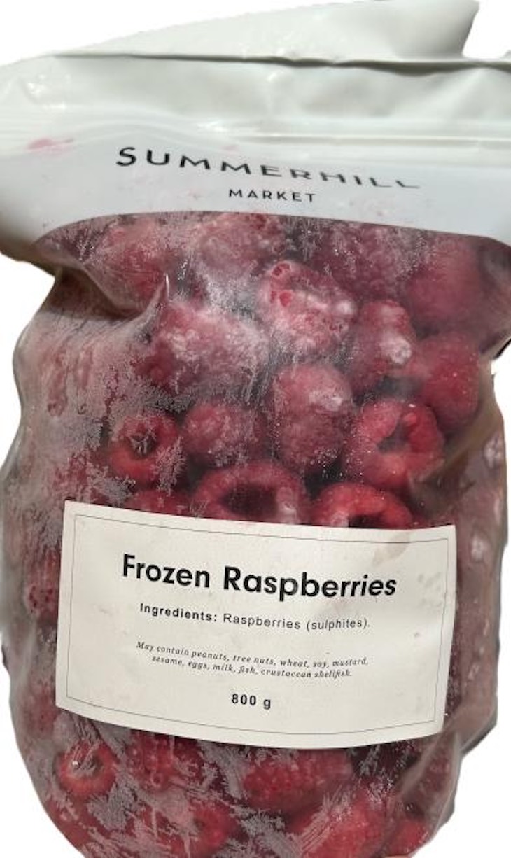 Summerhill Market Raspberries and Products Recalled For Norovirus