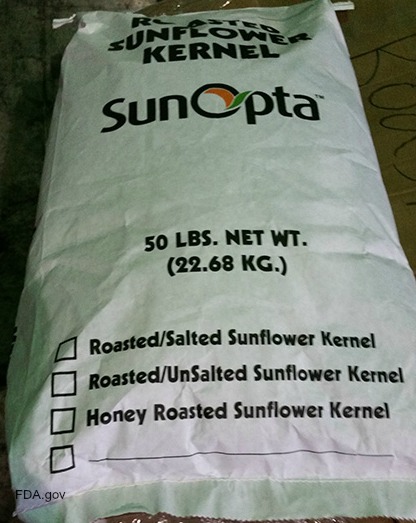 SunOpta Sunflower Kernels Recall