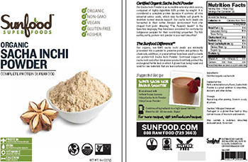 Sunfood Organic Sacha Inchi Powder Staphylococcus Recall