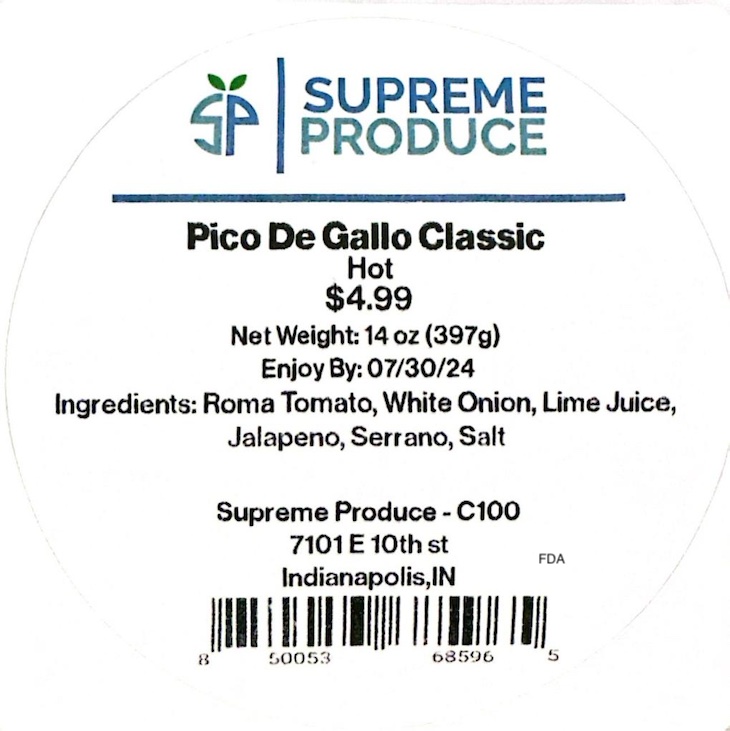 Supreme Produce Recalls Veggies Sold at Kroger For Listeria