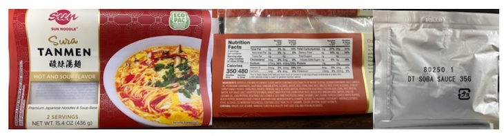 Sura Tanmen Hot and Sour Flavor Soup Base Recalled For Fish