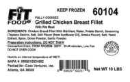 Suzanna's Kitchen Grilled Chicken Breast Recalled For Listeria