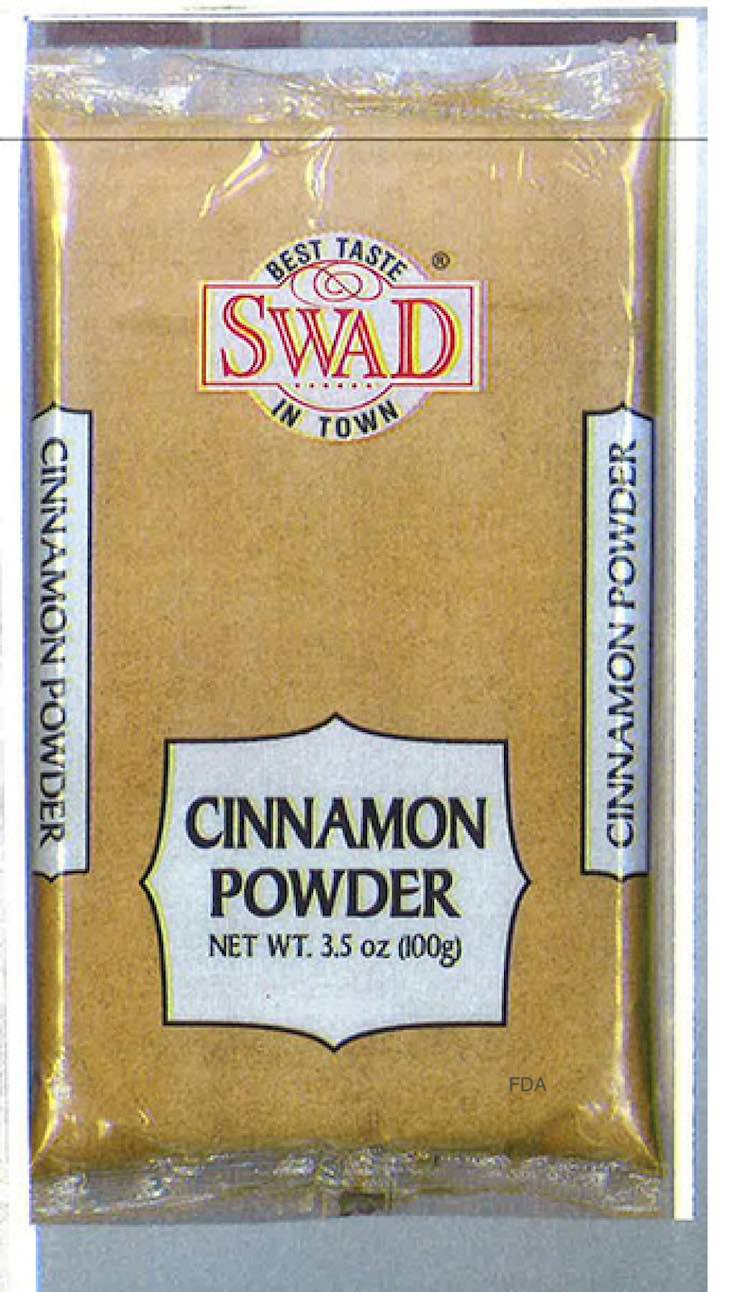 Swad Cinnamon Powder Recalled For Possible Lead 