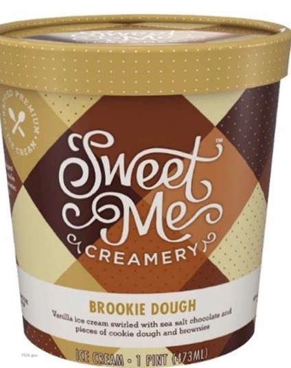 Sweet Me Creamery Brookie Dough Peanut Recall