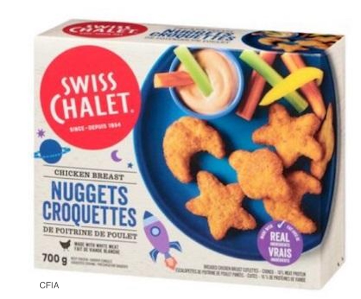 Swiss Chalet Chicken Nuggets Recalled in Canada For Bone