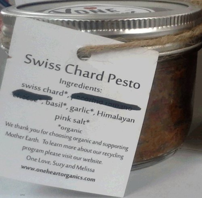 Swiss Chard Pesto Botulism Recall