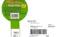 TGA Cuts Salsa and Veggie Trays Recalled For Salmonella