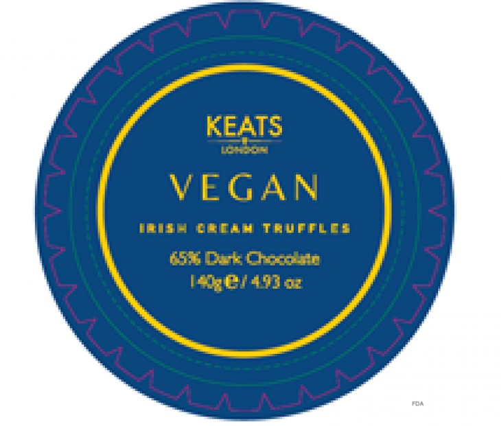 TJX Vegan Chocolates Recalled For Possible Undeclared Milk; One Illness