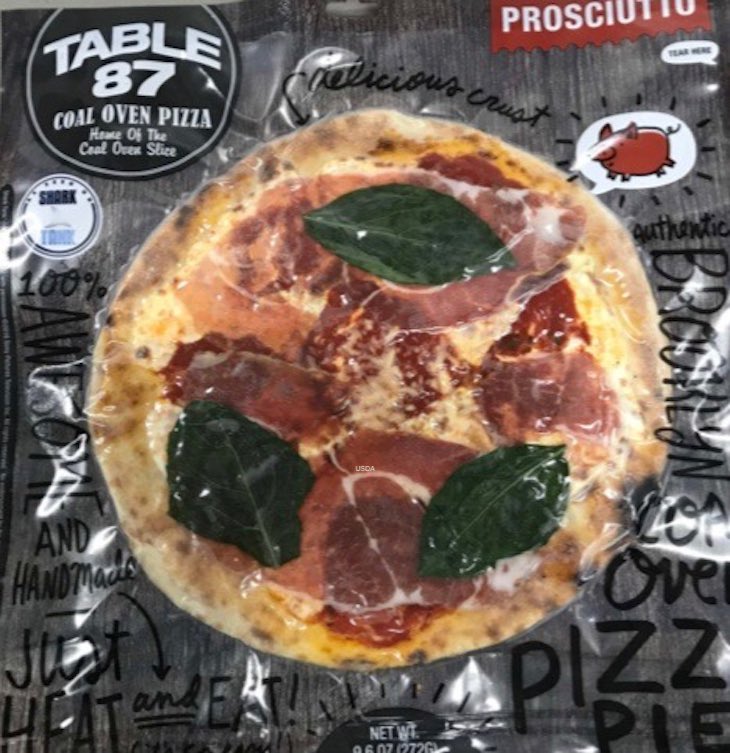 Table 87 Prosciutto Pizza Recall