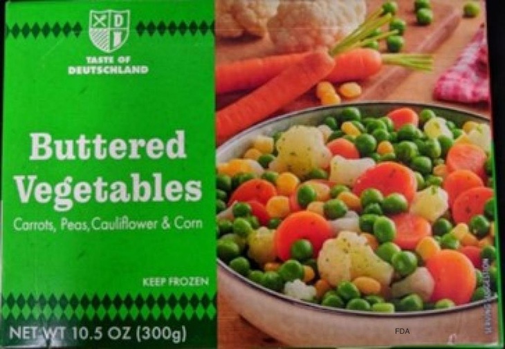 Taste of Deutschland Buttered Vegetables Recalled For Milk