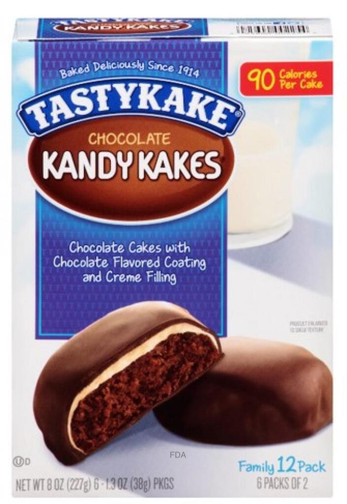 Tastykake Chocolate Kandy Kakes Recalled For Peanut
