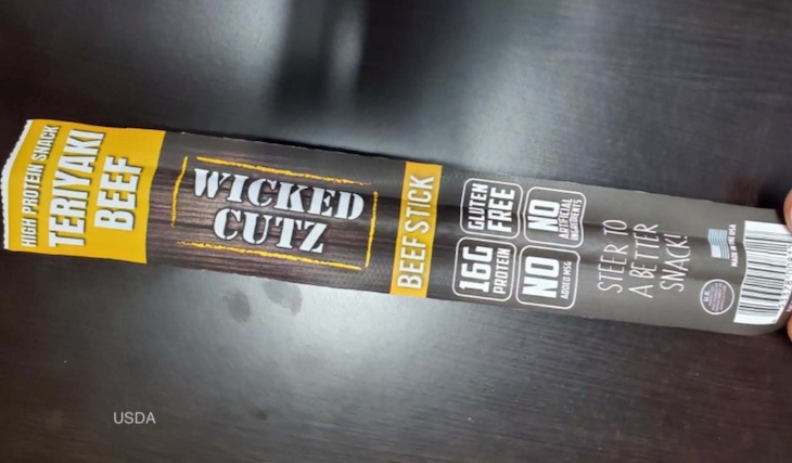 Teriyaki Beef Wicked Cutz Beef Stick Recalled For Wheat