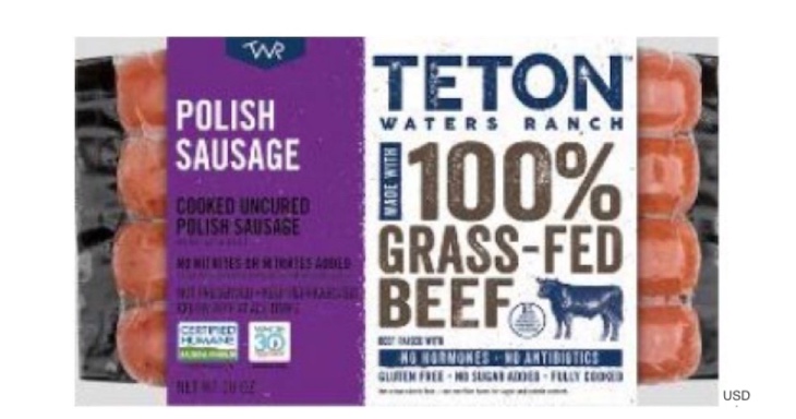 Teton Waters Ranch Polish Sausage Recalled For Allergen