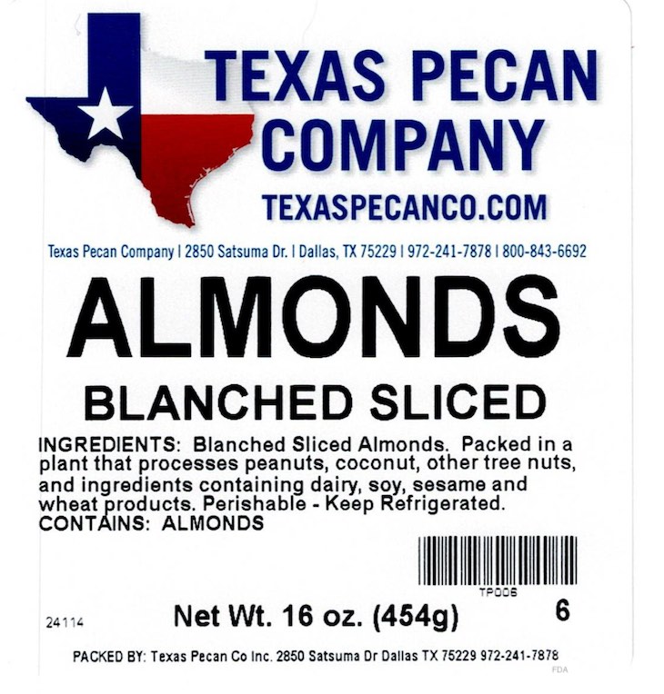 Texas Pecan Recalls Many Nuts For Undeclared Allergens