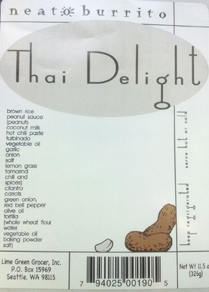 Thai Delight Burritos Recall