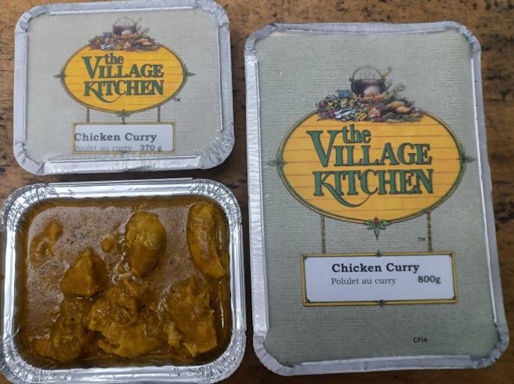 The Village Kitchen Chicken Curry Recalled For Mustard