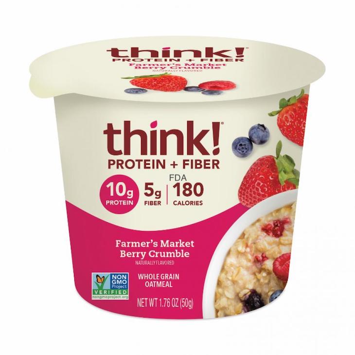 Think! Protein + Fiber Farmer's Market Berry Crumble Recalled For Undeclared Nuts