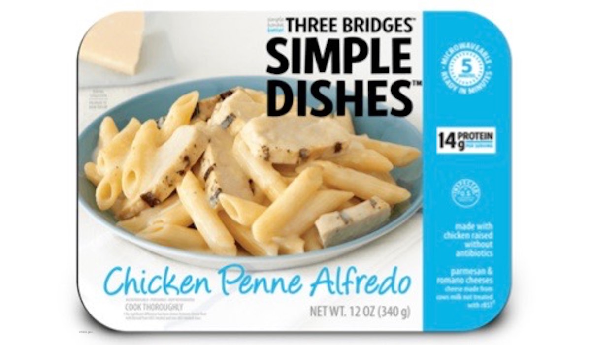 Three Bridges Simple Dishes Meals Recall