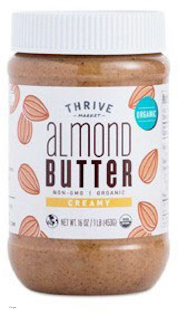 Thrive Market Nut Butters Listeria Recall