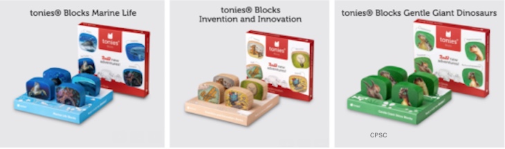 Tonies Blocks Recalled For Magnet Ingestion Hazard