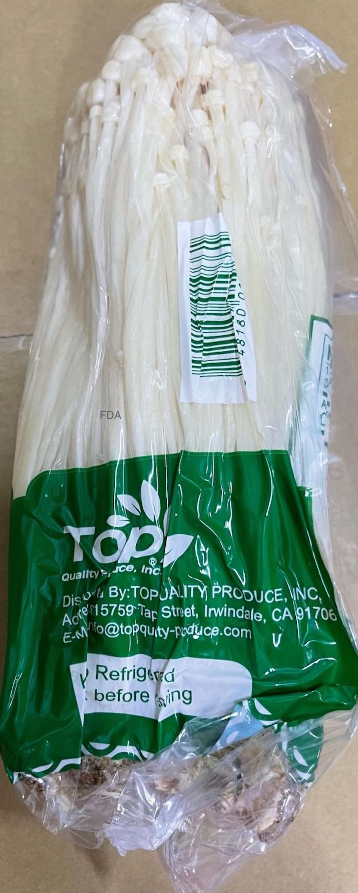 Top Quality Produce Enoki Mushrooms Recalled For Listeria