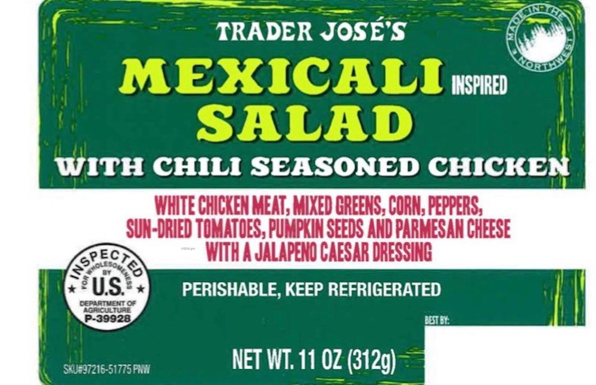 Trader Joe Salad Listeria Salmonella Recall