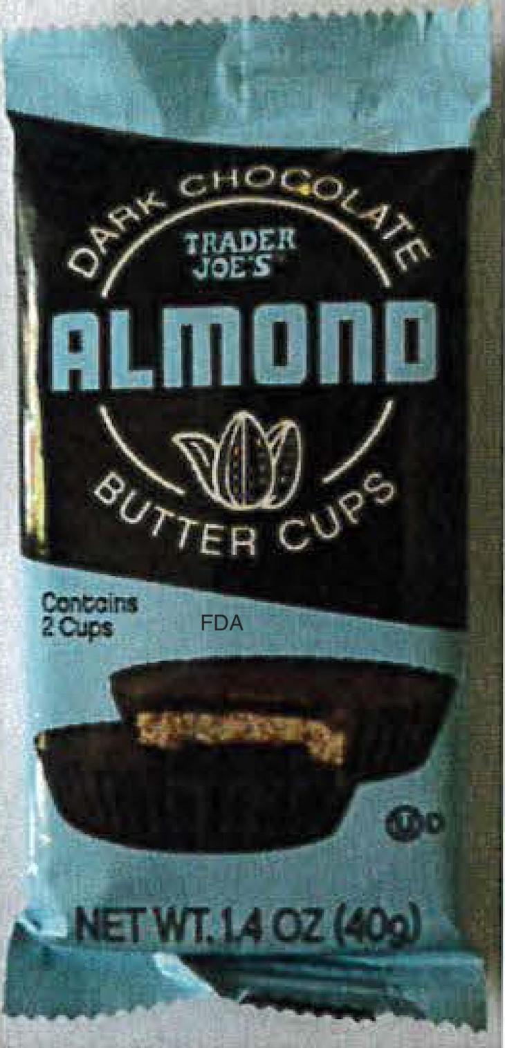 Trader Joe's Dark Chocolate Almond Butter Cup Recalled For Allergen