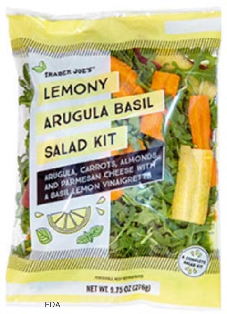 Trader Joe's Lemony Arugula Basil Salad Kit Recalled For Allergens