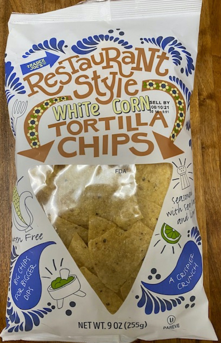 Trader Joe's Restaurant Style White Corn Tortilla Chips Recalled For Milk