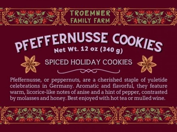 Troemner Farm Pfeffernusse Cookies Recalled For Allergens