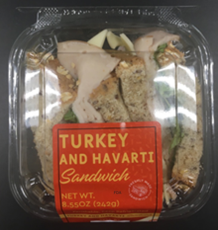 Turkey and Havarti Sandwiches Recalled For Undeclared Sesame