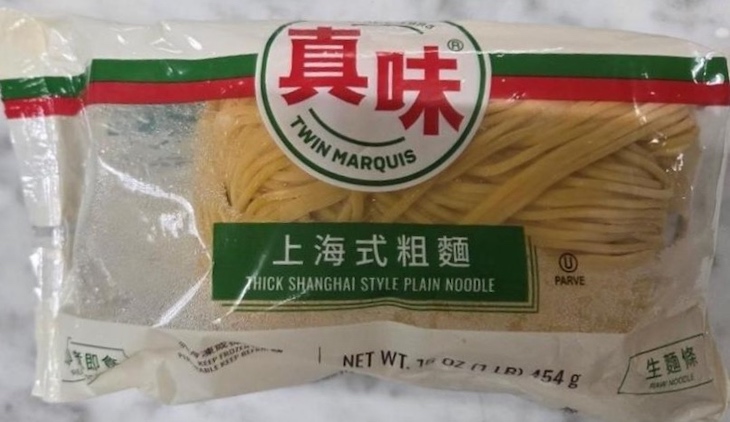 Twin Marquis Thick Shanghai Style Noodles Recalled For Egg